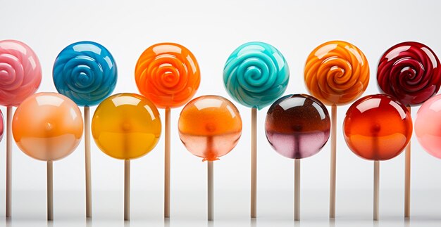 Lots of lollipops AI generated image