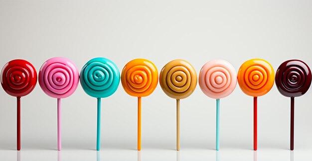 Lots of lollipops AI generated image