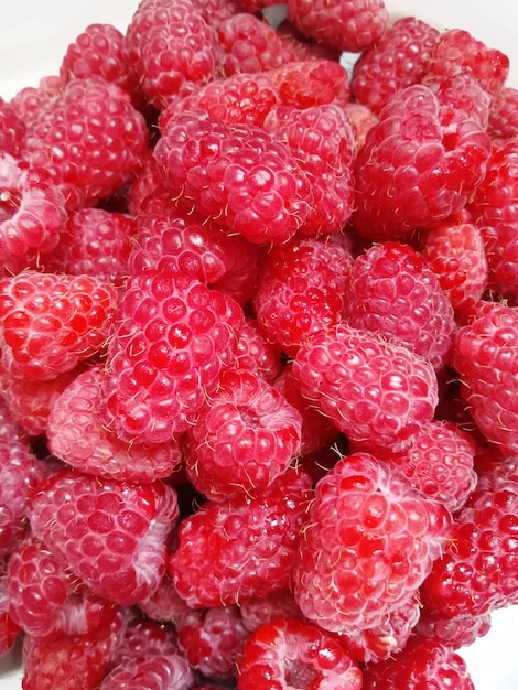 lots of raspberries