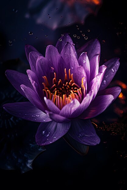 Premium AI Image | lotus flower background