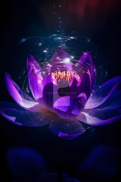 Photo lotus flower background