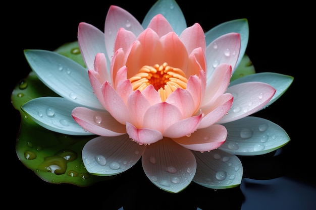 Photo lotus flower close up