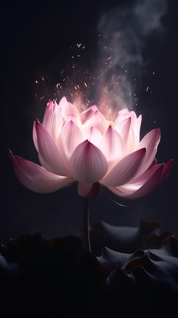Цветок лотоса является символом души.