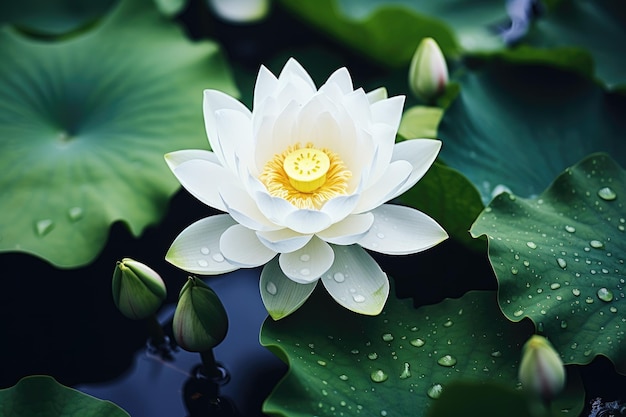 lotus flower in the water