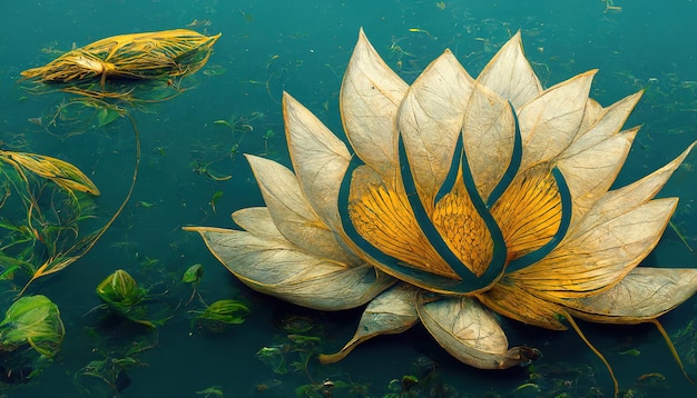 lotus flowers art