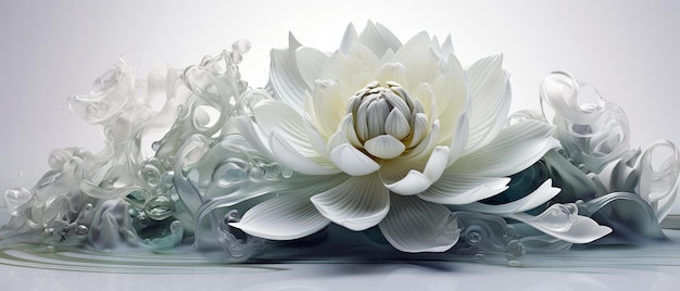 Lotus flowers background