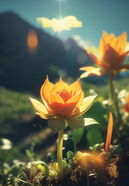 Lotus flowers