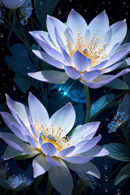 Premium AI Image | Lotus flowers