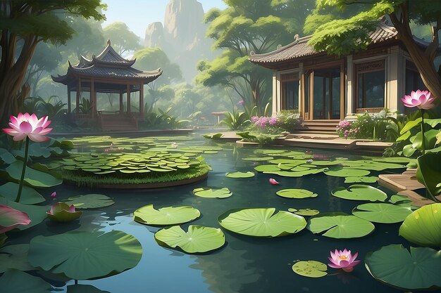 Lotus Garden Oasis