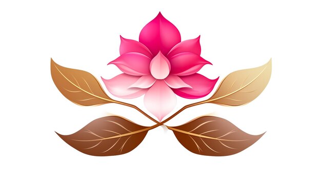 Photo lotus icon water lily vector illustration for your design logo and concept yoga peace flower si