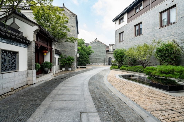 Lotus Lane, the ancient town alley in Nanjing, Jiangsu Province, China