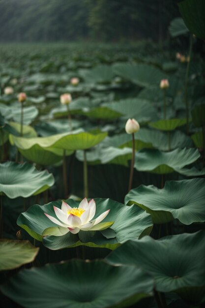 lotus leaf aesthetic background