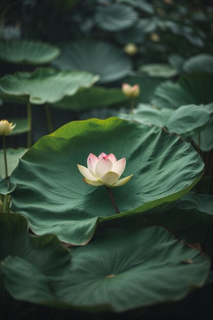 lotus leaf aesthetic background