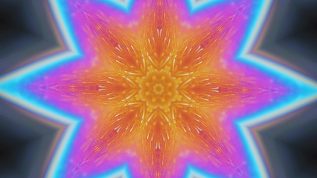 Lotus mandala inkt kaleidoscoop bloemen ornament