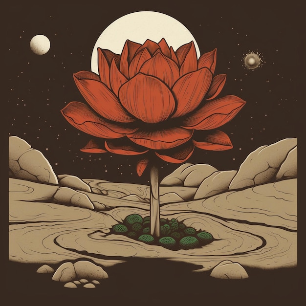 lotus in mars