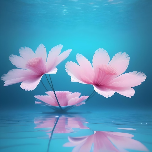 lotus in the sea