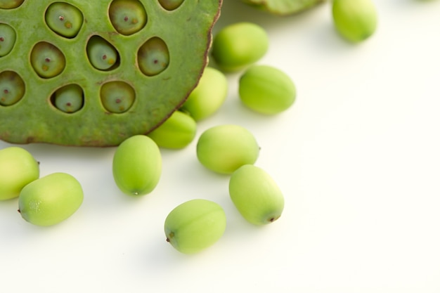 lotus seed close up 