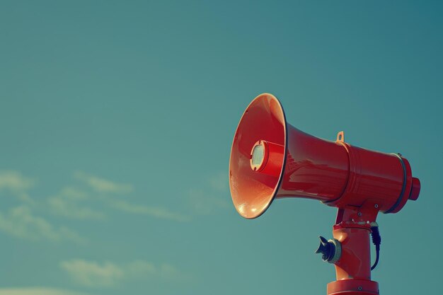 Loud Red Megaphone Showcase