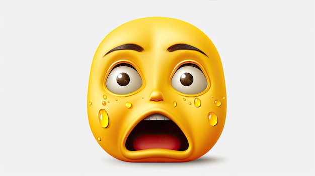 Loudly Crying Face Emoji