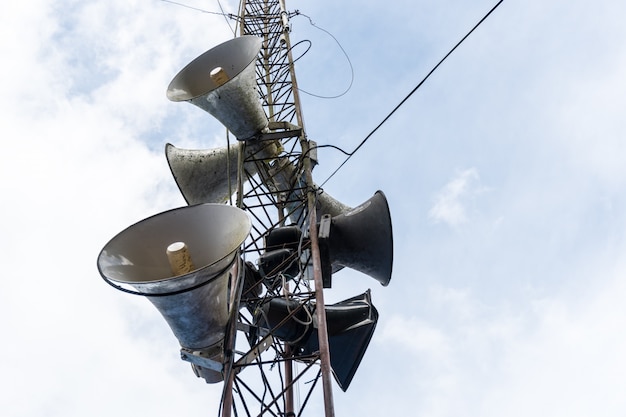 Photo loudspeakers in rural areas