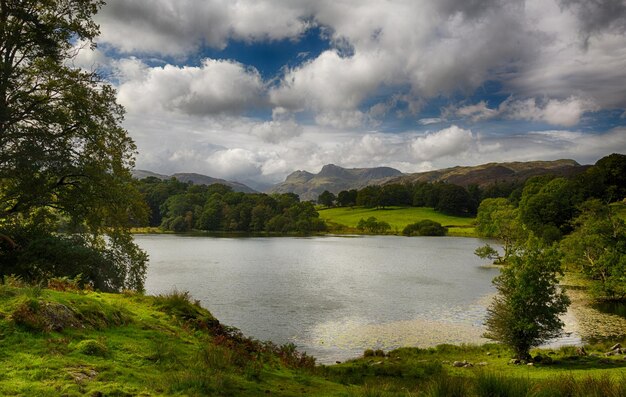 Loughrigg Tarn in Lake District