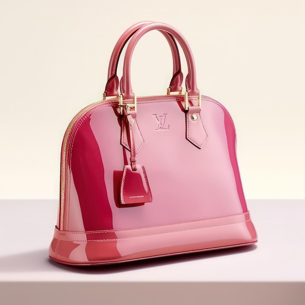 Louis Vuitton Alma bag crafted from luxurious Monogram Vernis leather