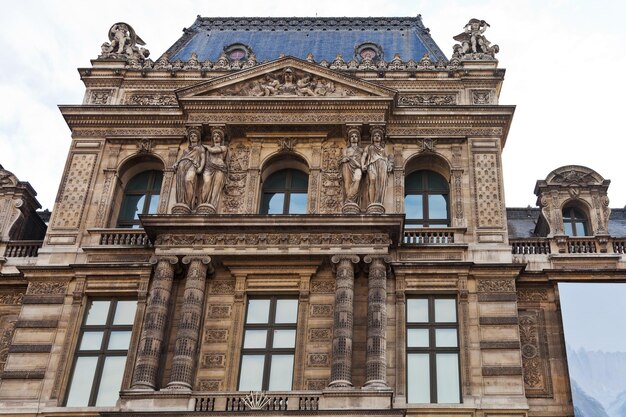 Foto louvre museum in parijs