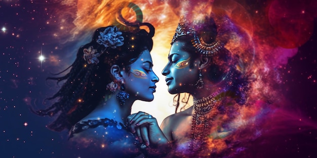 Beautiful Pictures of Lord Shiva and Parvati