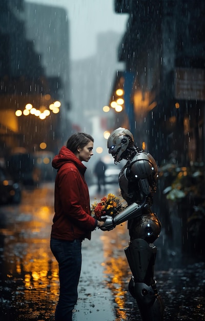 Love in the Age of AI A Romantic Date Between Human and Robot