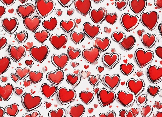 A love background red heart