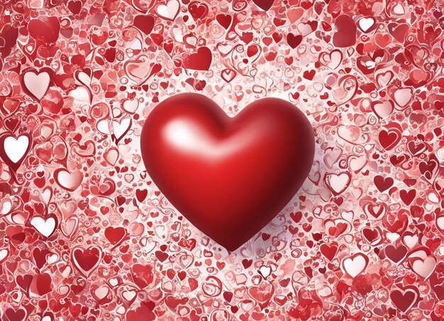 A love background red heart