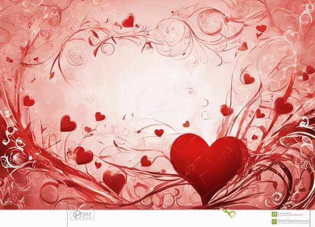 A love background red heart