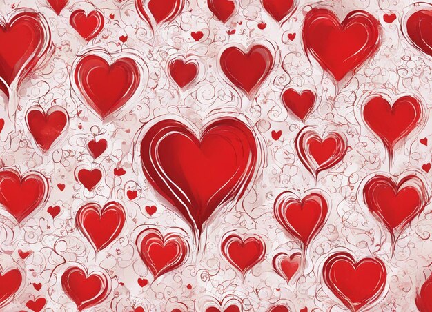 A love background red heart