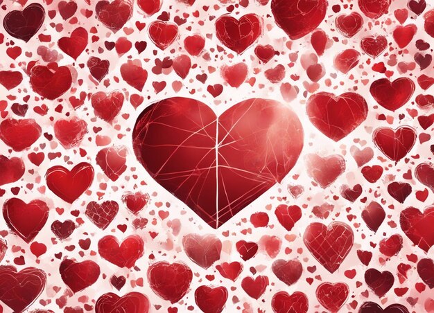 A love background red heart