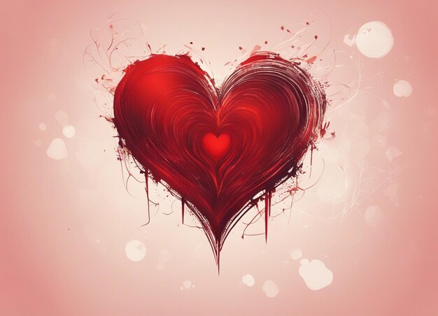 A love background red heart