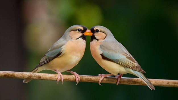 Love bird isolated