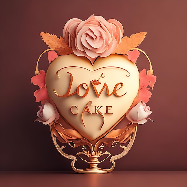 Love Cake Patisserie 로고 및 이름