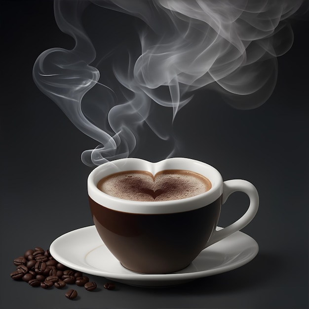 Кофейная чашка любви