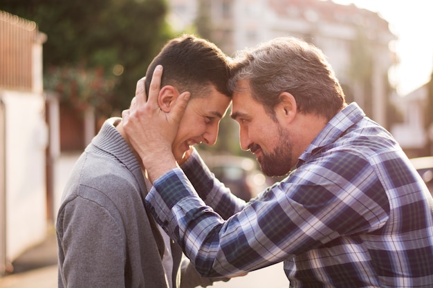 Foto amore di padre e figlio