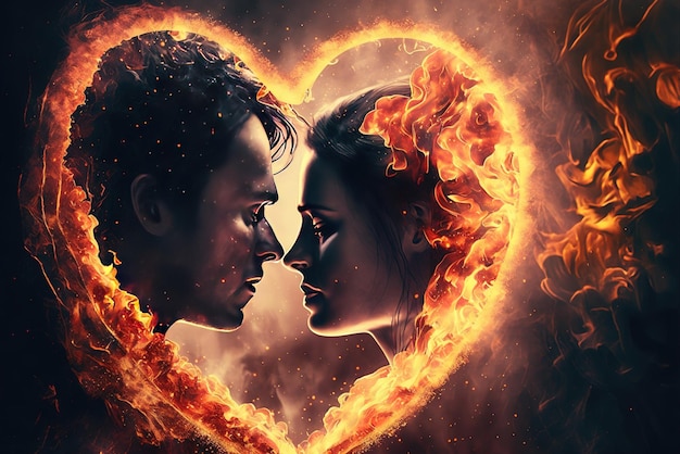 Love is to burn to be on fire