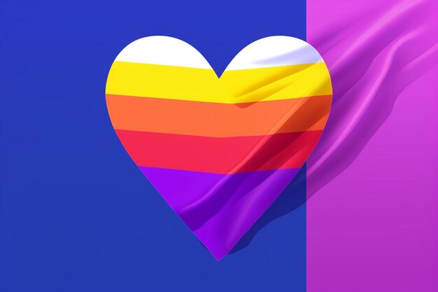 Premium Photo | Love is love pride day flag