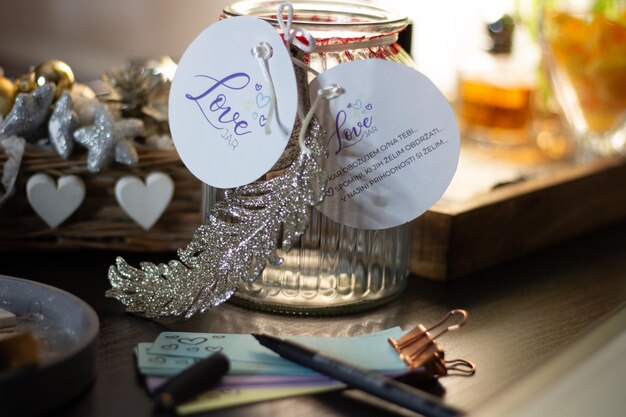 Photo love letter jar