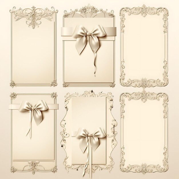 Love letters frame designs express your love with exquisite and beautiful clipart illustration ink