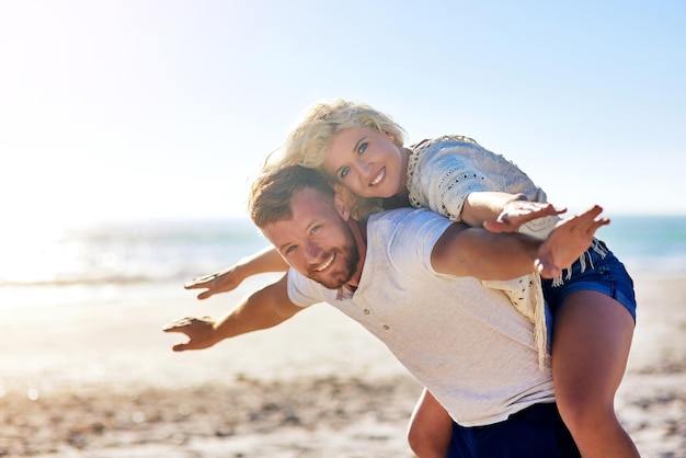 Love life and life will love you back Cropped shot of n affectionate couple spending the day at the beach