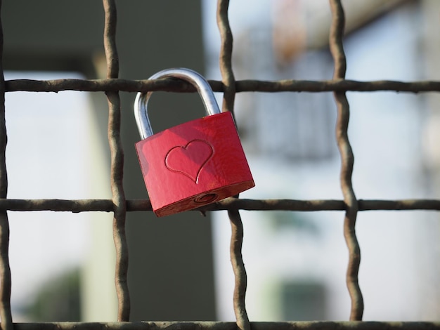 Love lock padlock