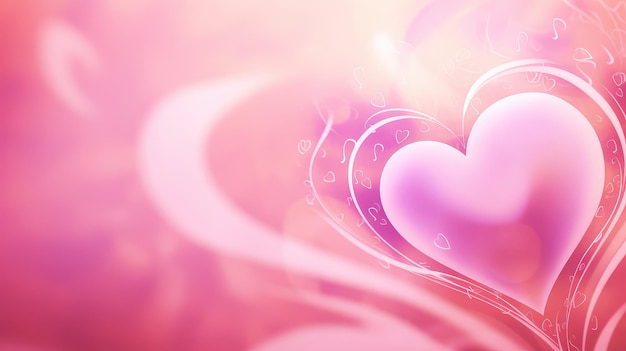 Love pink heart background