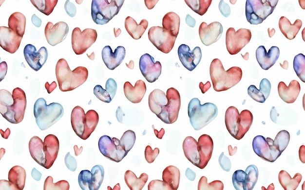 Love Rainfall Pastel Watercolor Confetti