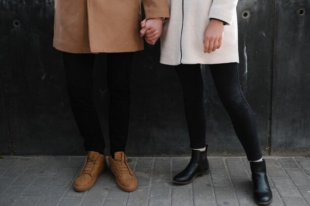 love and support. couple teamwork. protection and togetherness. strong relationship. holding hands