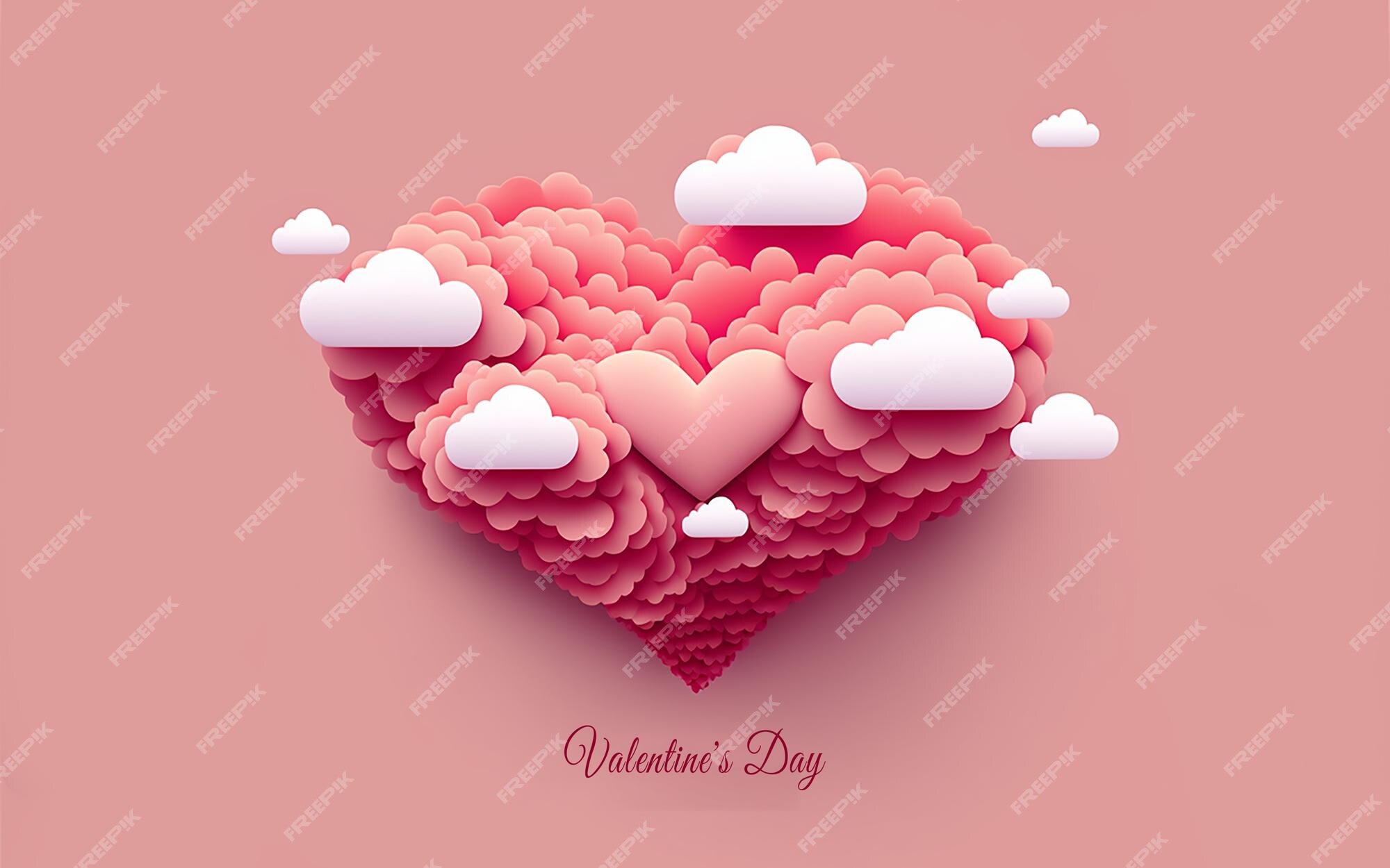 Ngày Valentine đầy trọn ý nghĩa yêu thương lại đến! Hãy cùng ngắm những đám mây xinh đẹp trong hình ảnh để dal mê vào không khí lãng mạn trong ngày này.