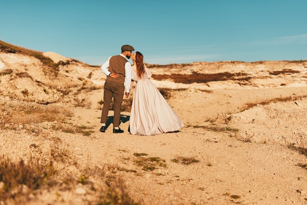  lovely bride and groom kissing, wedding ceremony